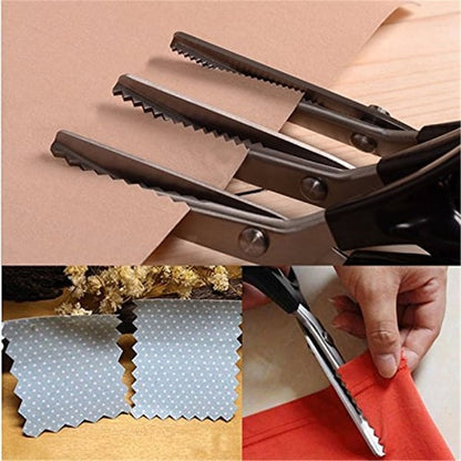 Serrated Pinking Scissors – Clean Decorative Cuts for Fabric & DIY