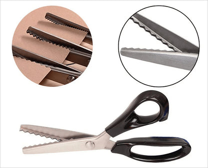 Serrated Pinking Scissors – Clean Decorative Cuts for Fabric & DIY