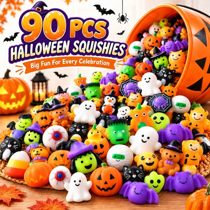 Halloween Mochi Squishy Toys – Party Favors & Goodie Bag Fillers