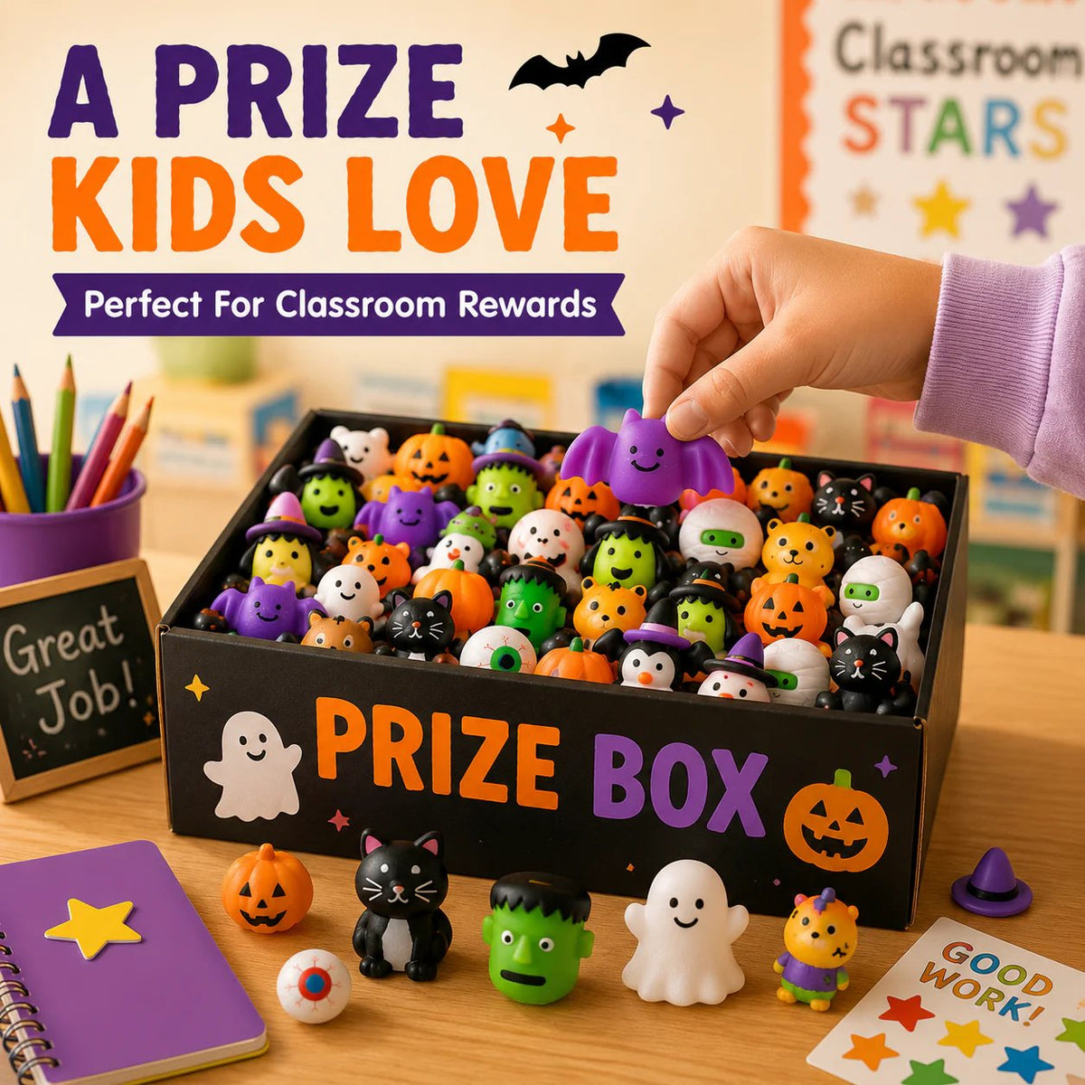 Halloween Mochi Squishy Toys – Party Favors & Goodie Bag Fillers