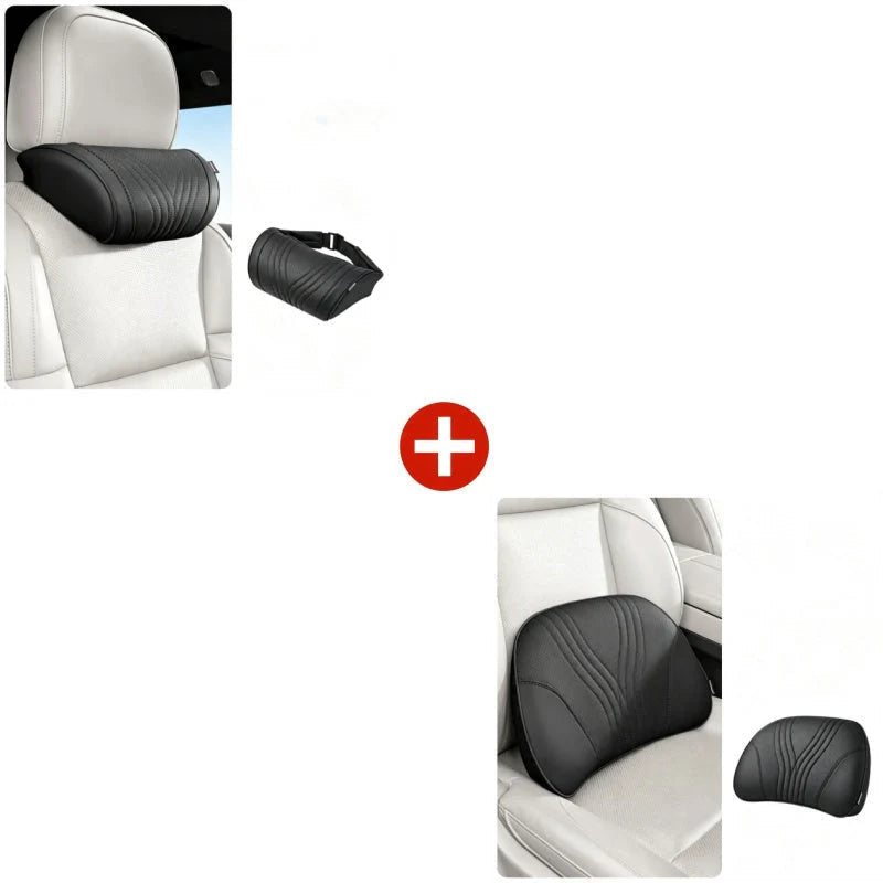 Memory Foam Car Neck Support Pillow – Ergonomic Headrest Cushion