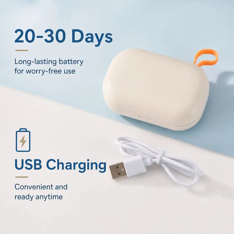 Ultrasonic Contact Lens Cleaner – Portable Rechargeable Lens Care Kit