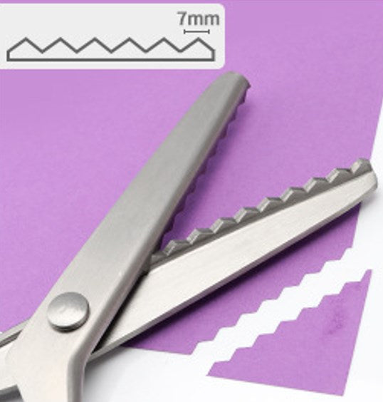 Serrated Pinking Scissors – Clean Decorative Cuts for Fabric & DIY