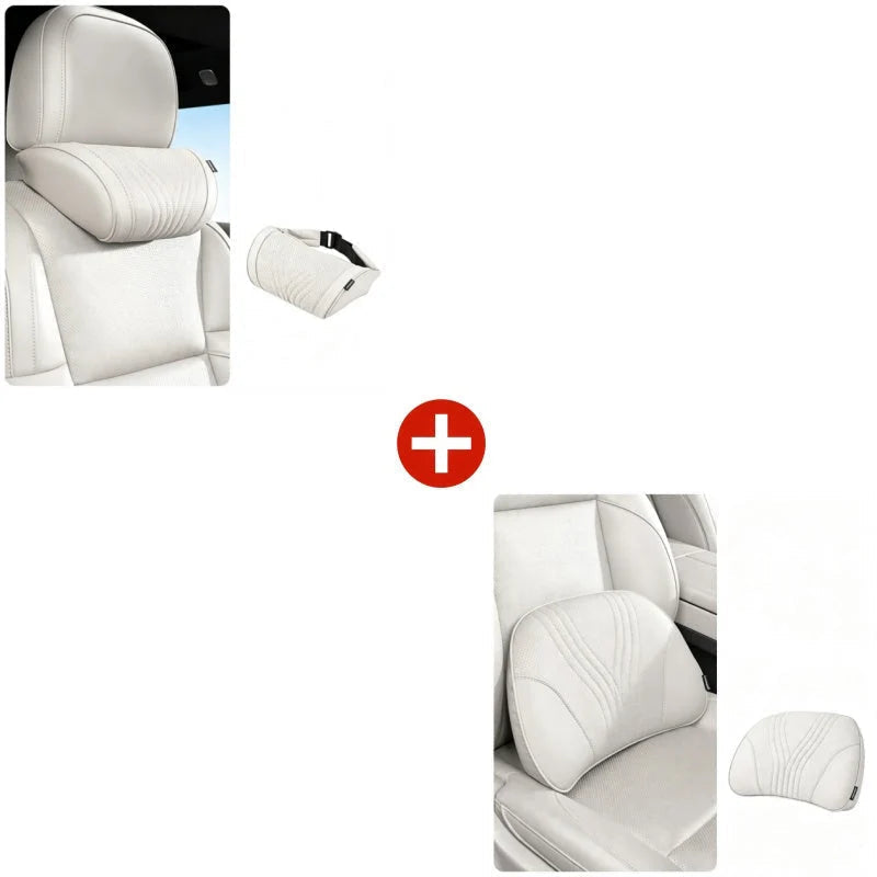 Memory Foam Car Neck Support Pillow – Ergonomic Headrest Cushion