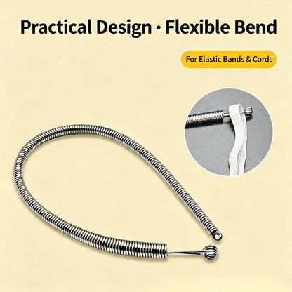 💫 Multi-Function Foldable Spring Drawstring Threader Tool – Easy to Use, Portable & for Cords, Wires & Laces ⚡