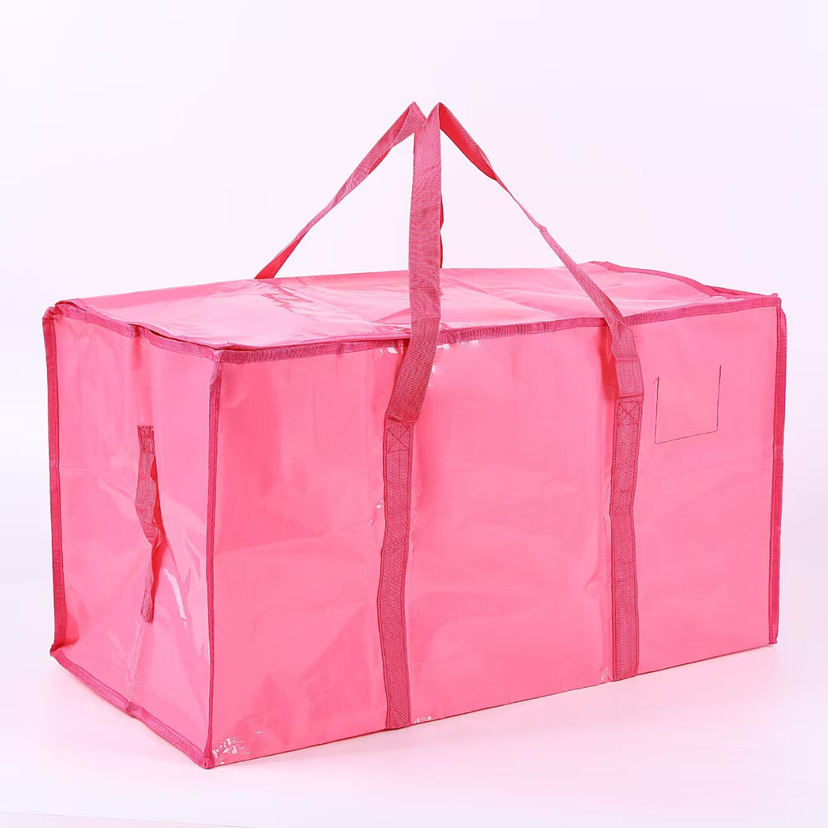 Clear Foldable Storage Boxes with Lids – Space-Saving Home Organizer for Clothes, Blankets & Daily Essentials
