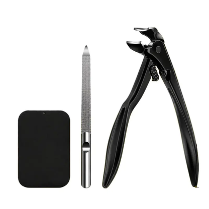 Heavy-Duty Clippers for Thick Toenails, Ergonomic Stainless Steel Nail Care Set with a Curved Head and Long Handle for Adults, Nails Set, Multi‑Pack Value