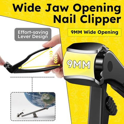 Heavy-Duty Clippers for Thick Toenails, Ergonomic Stainless Steel Nail Care Set with a Curved Head and Long Handle for Adults, Nails Set, Multi‑Pack Value
