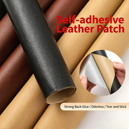 Self-Adhesive Leather Repair Patch – Quick Fix for Sofas, Car Seats & Furniture