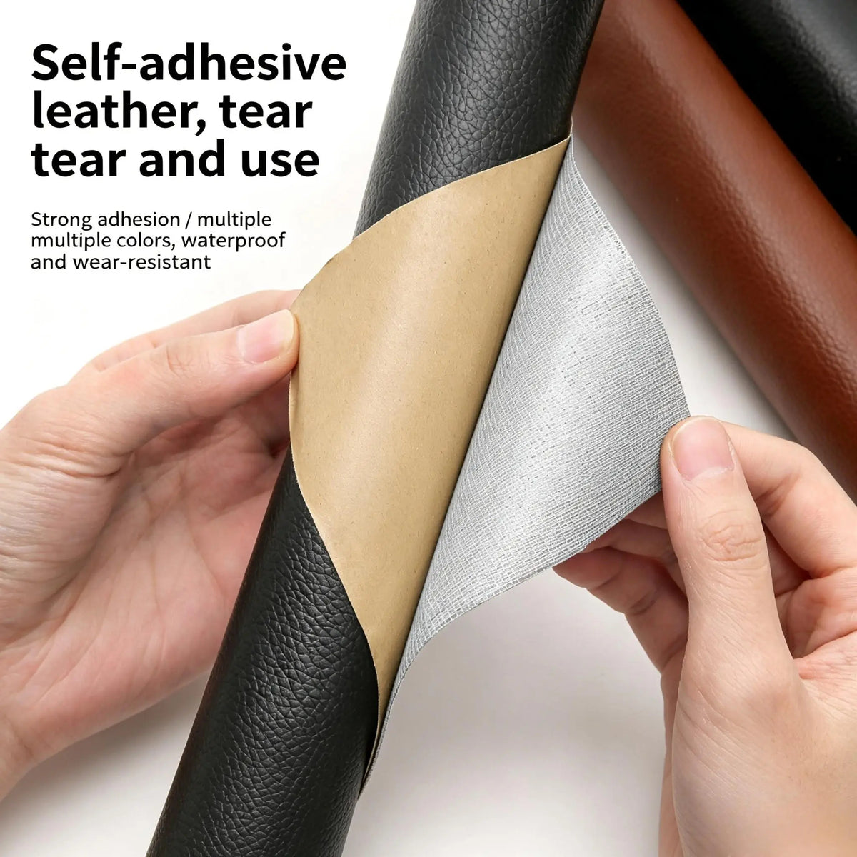 Self-Adhesive Leather Repair Patch – Quick Fix for Sofas, Car Seats & Furniture