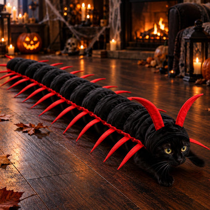 Halloween Centipede Cat Costume – 3D Funny Pet Outfit