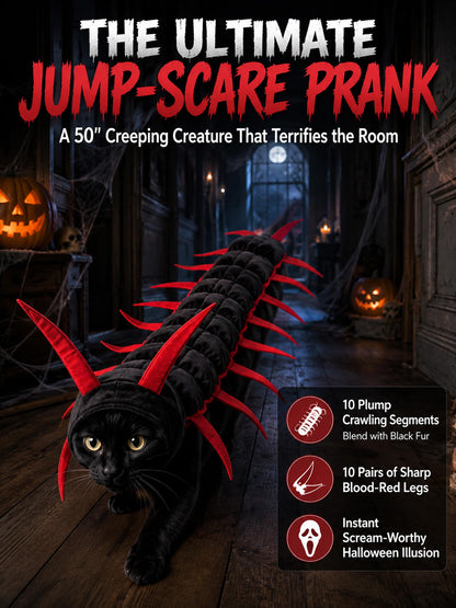 Halloween Centipede Cat Costume – 3D Funny Pet Outfit