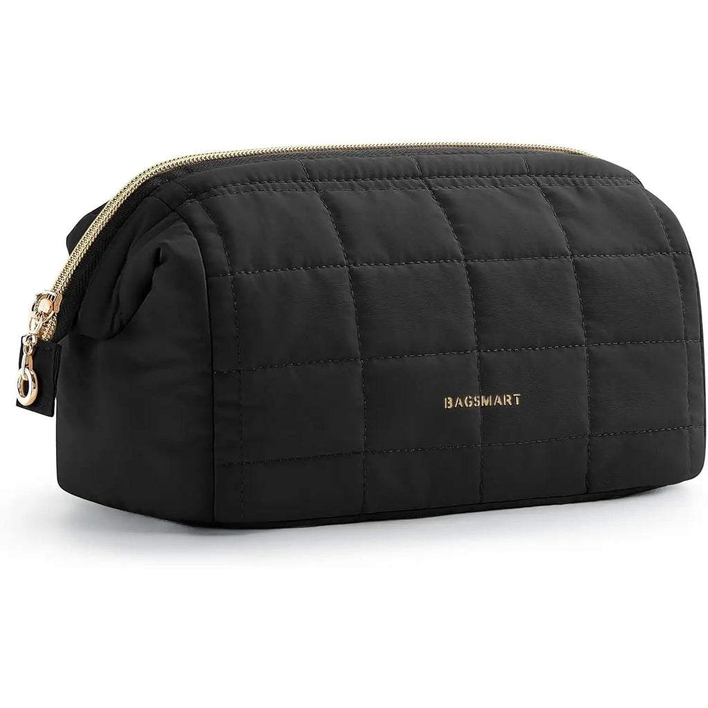 Puffy Makeup Bag - Wide-Open Design For Effortless Organization