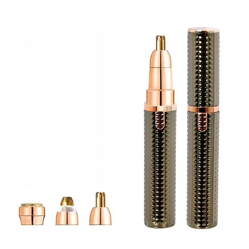 3-in-1 Electric Trimmer – Portable Multi-Head Grooming Tool