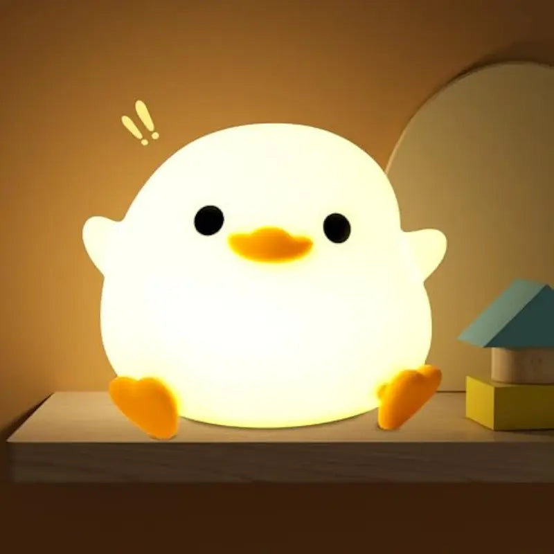 Capybara Night Light – Cute USB Rechargeable Lamp